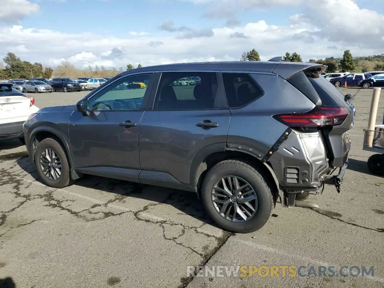 2 Photograph of a damaged car 5N1AT3AA0MC842745 NISSAN ROGUE 2021