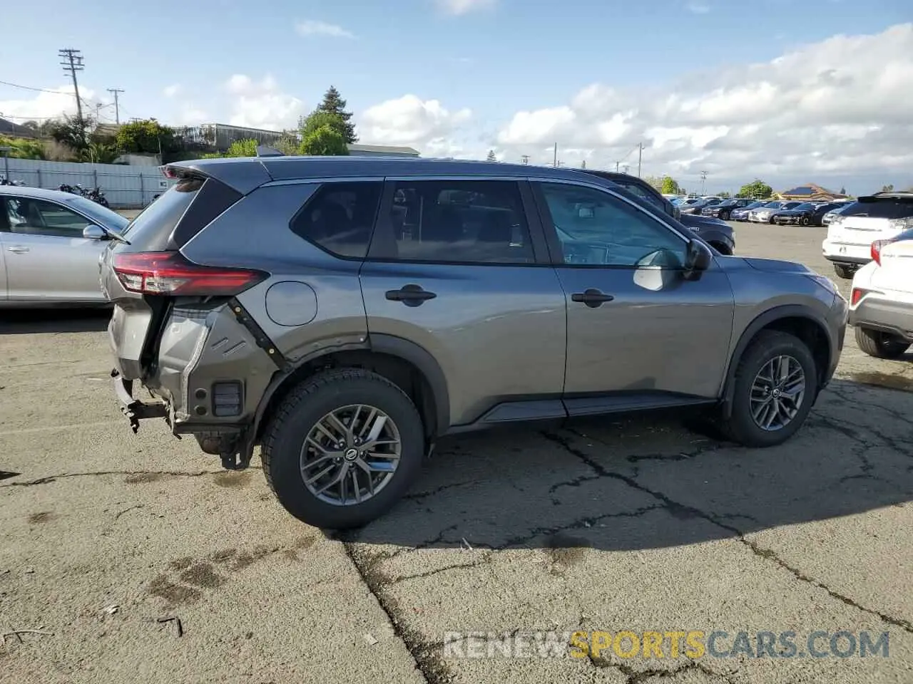 3 Photograph of a damaged car 5N1AT3AA0MC842745 NISSAN ROGUE 2021