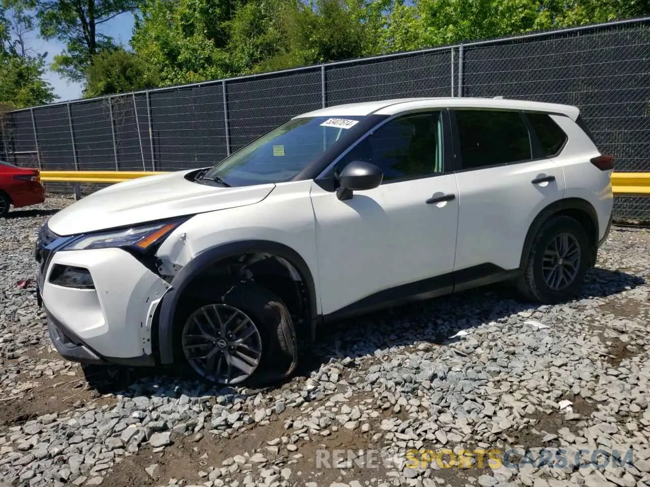 1 Photograph of a damaged car 5N1AT3AA1MC687493 NISSAN ROGUE 2021