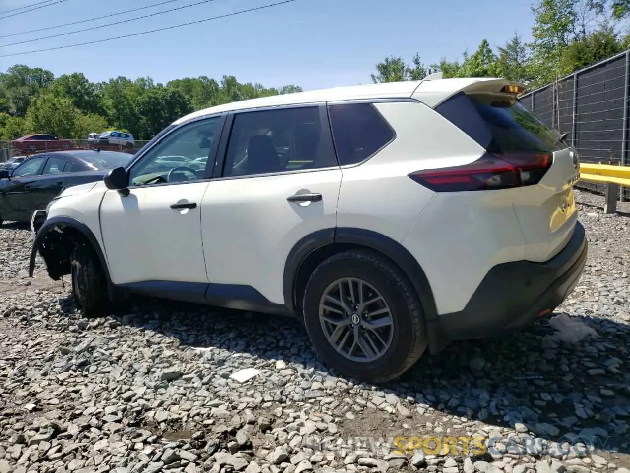 2 Photograph of a damaged car 5N1AT3AA1MC687493 NISSAN ROGUE 2021