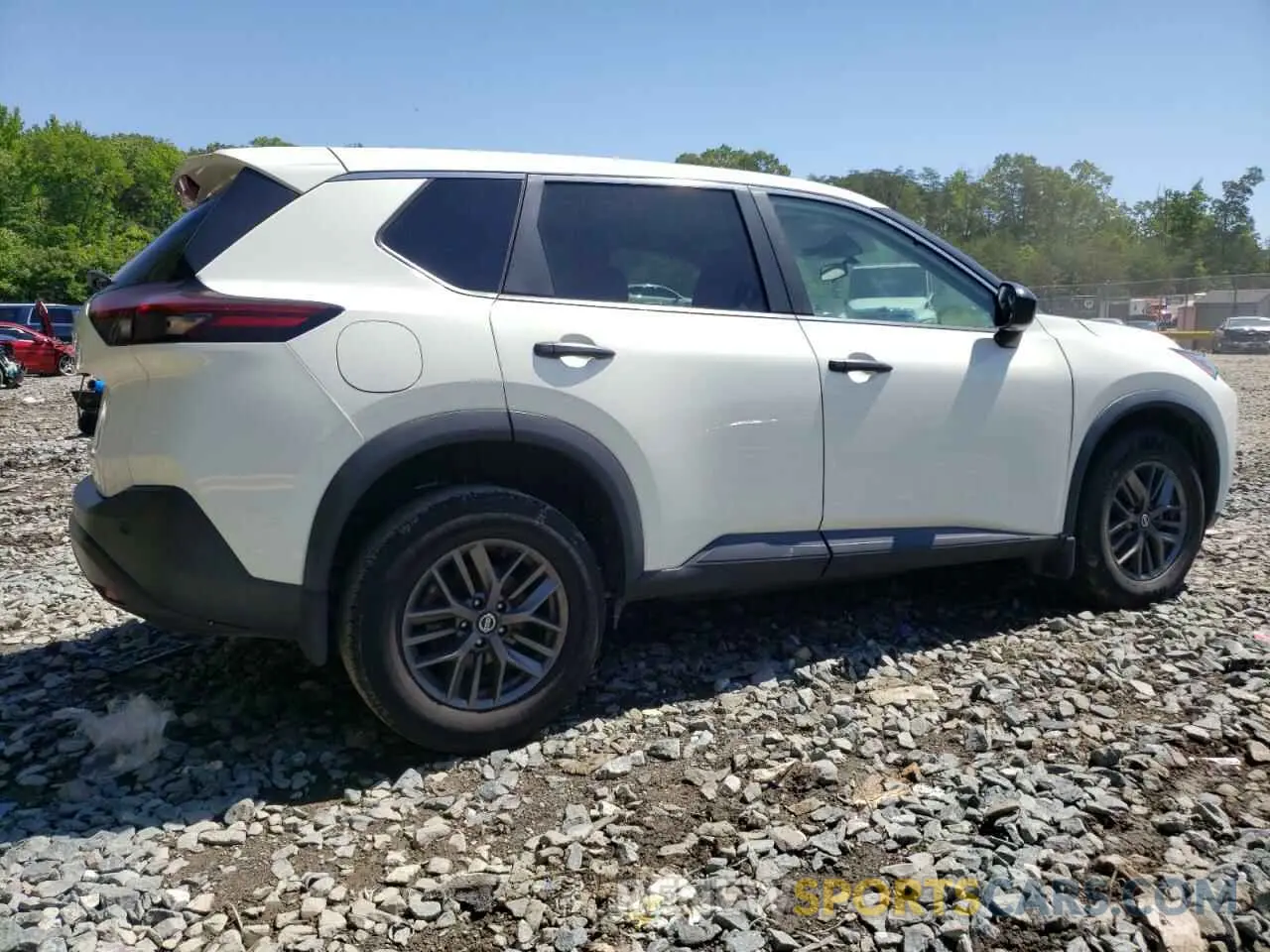 3 Photograph of a damaged car 5N1AT3AA1MC687493 NISSAN ROGUE 2021