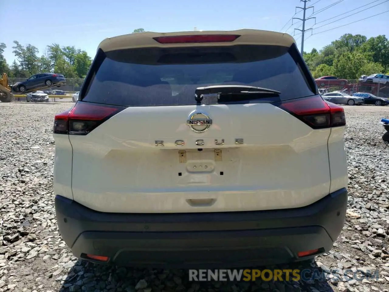 6 Photograph of a damaged car 5N1AT3AA1MC687493 NISSAN ROGUE 2021