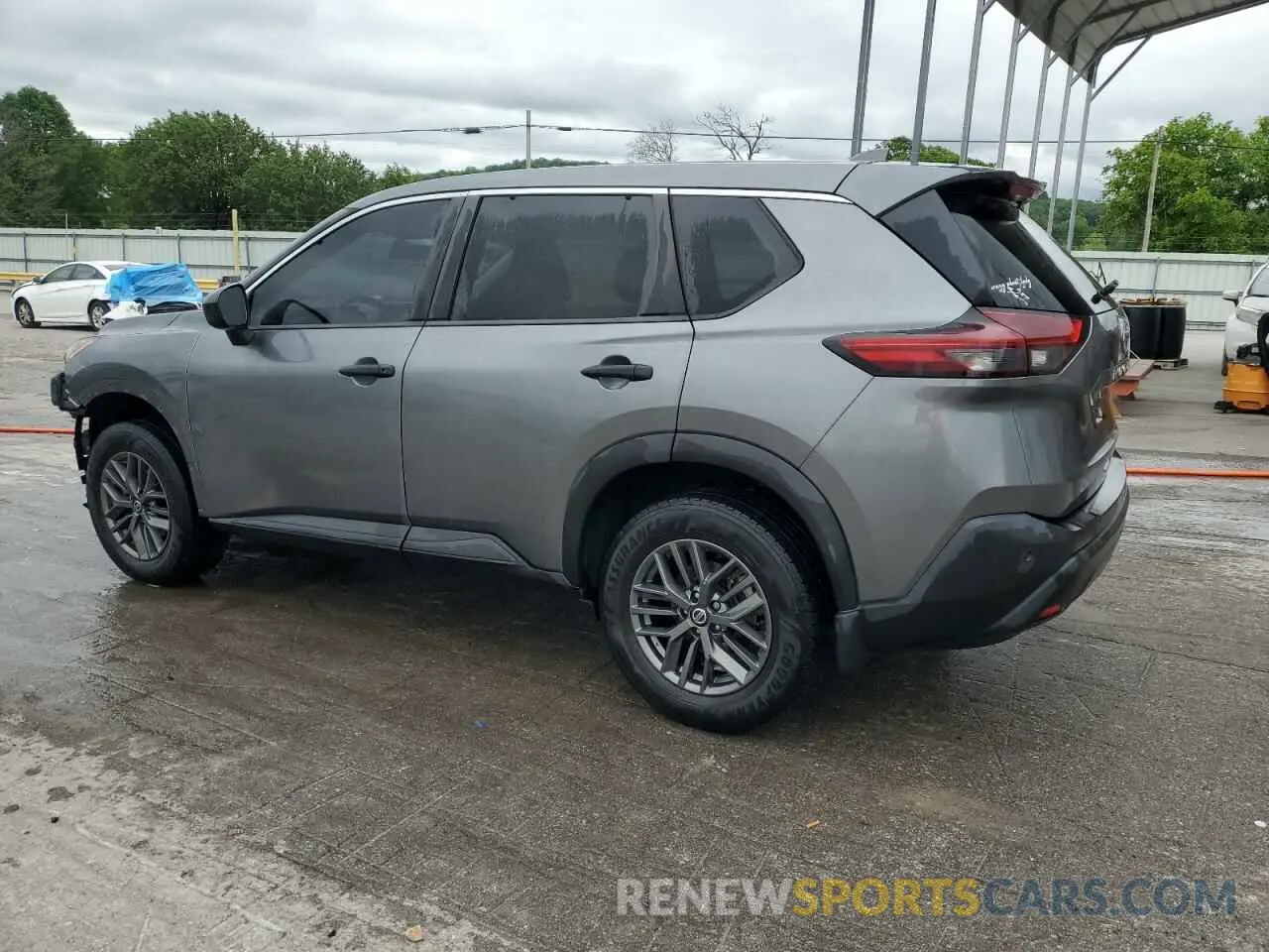 2 Photograph of a damaged car 5N1AT3AA1MC757073 NISSAN ROGUE 2021