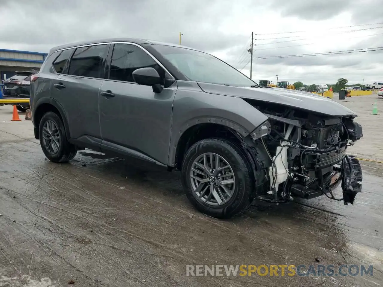4 Photograph of a damaged car 5N1AT3AA1MC757073 NISSAN ROGUE 2021
