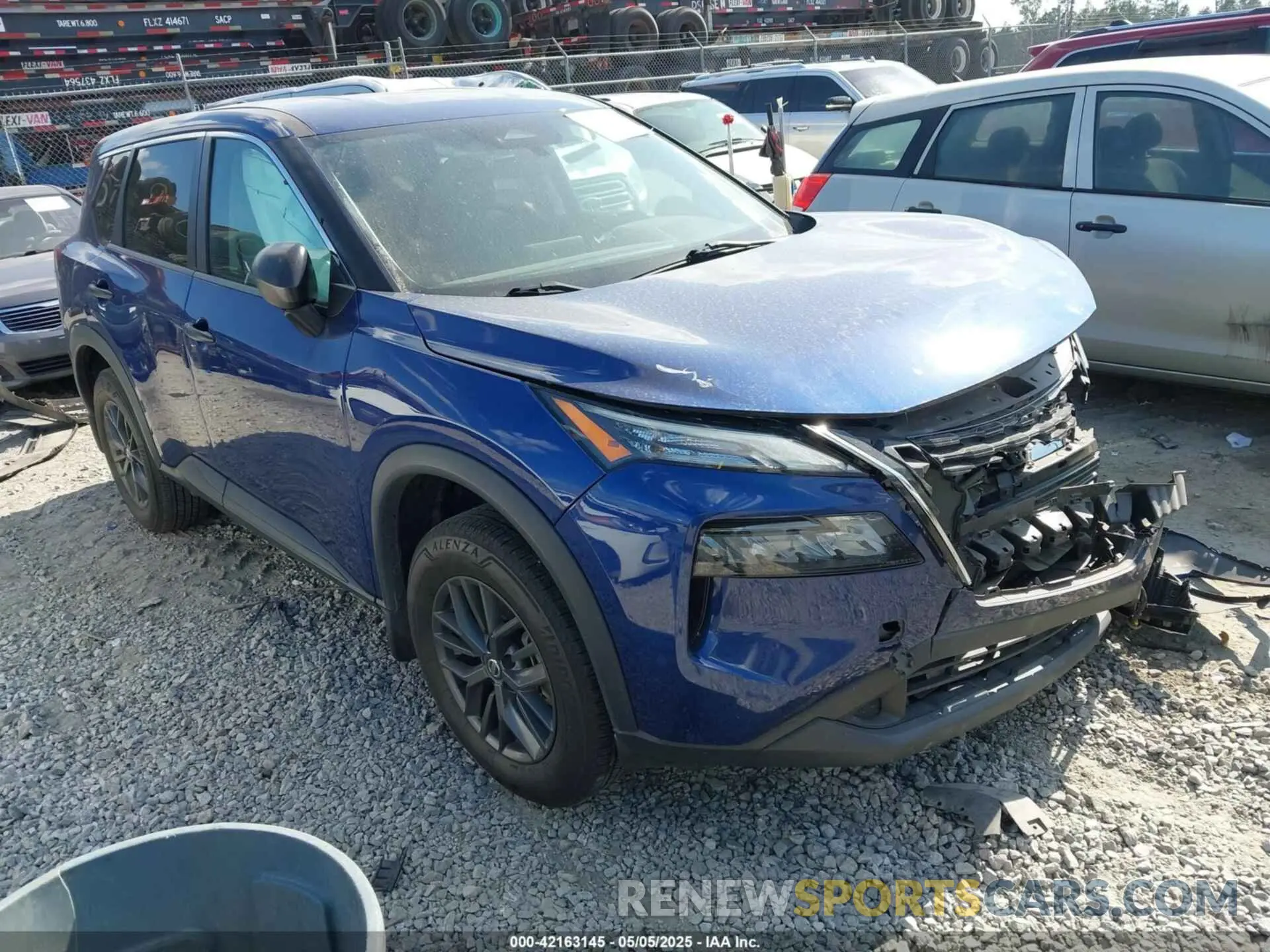 1 Photograph of a damaged car 5N1AT3AA1MC835660 NISSAN ROGUE 2021