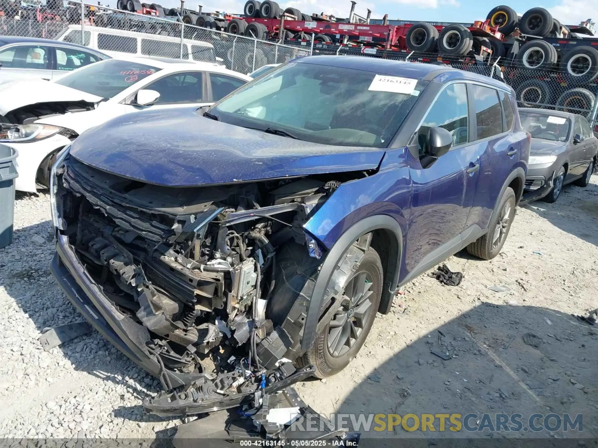 2 Photograph of a damaged car 5N1AT3AA1MC835660 NISSAN ROGUE 2021