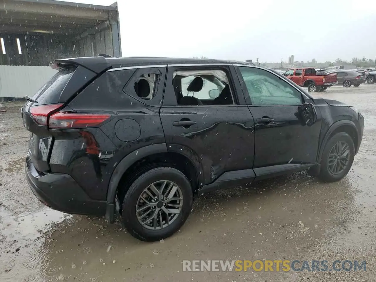3 Photograph of a damaged car 5N1AT3AA2MC761620 NISSAN ROGUE 2021