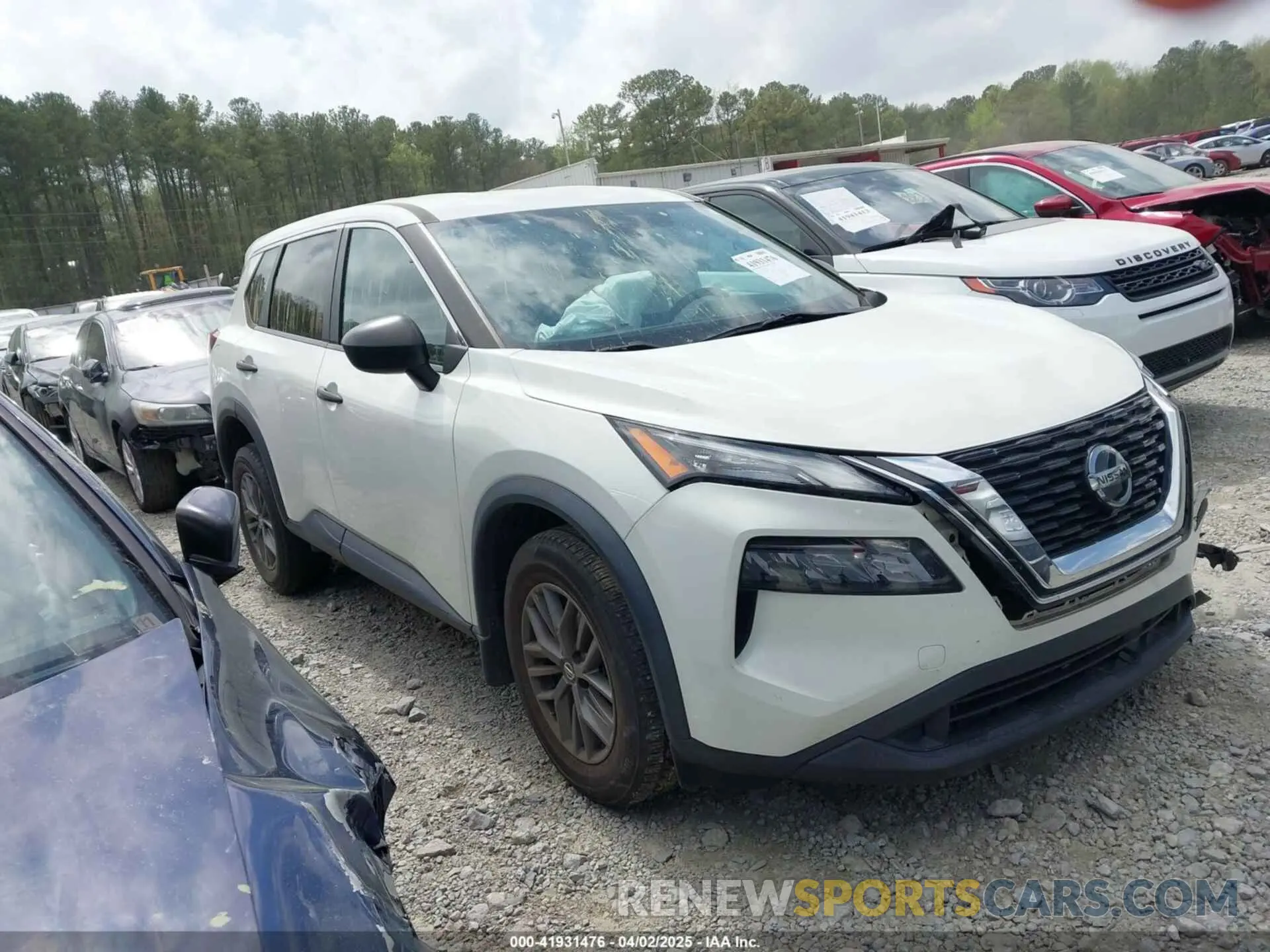 1 Photograph of a damaged car 5N1AT3AA2MC805907 NISSAN ROGUE 2021