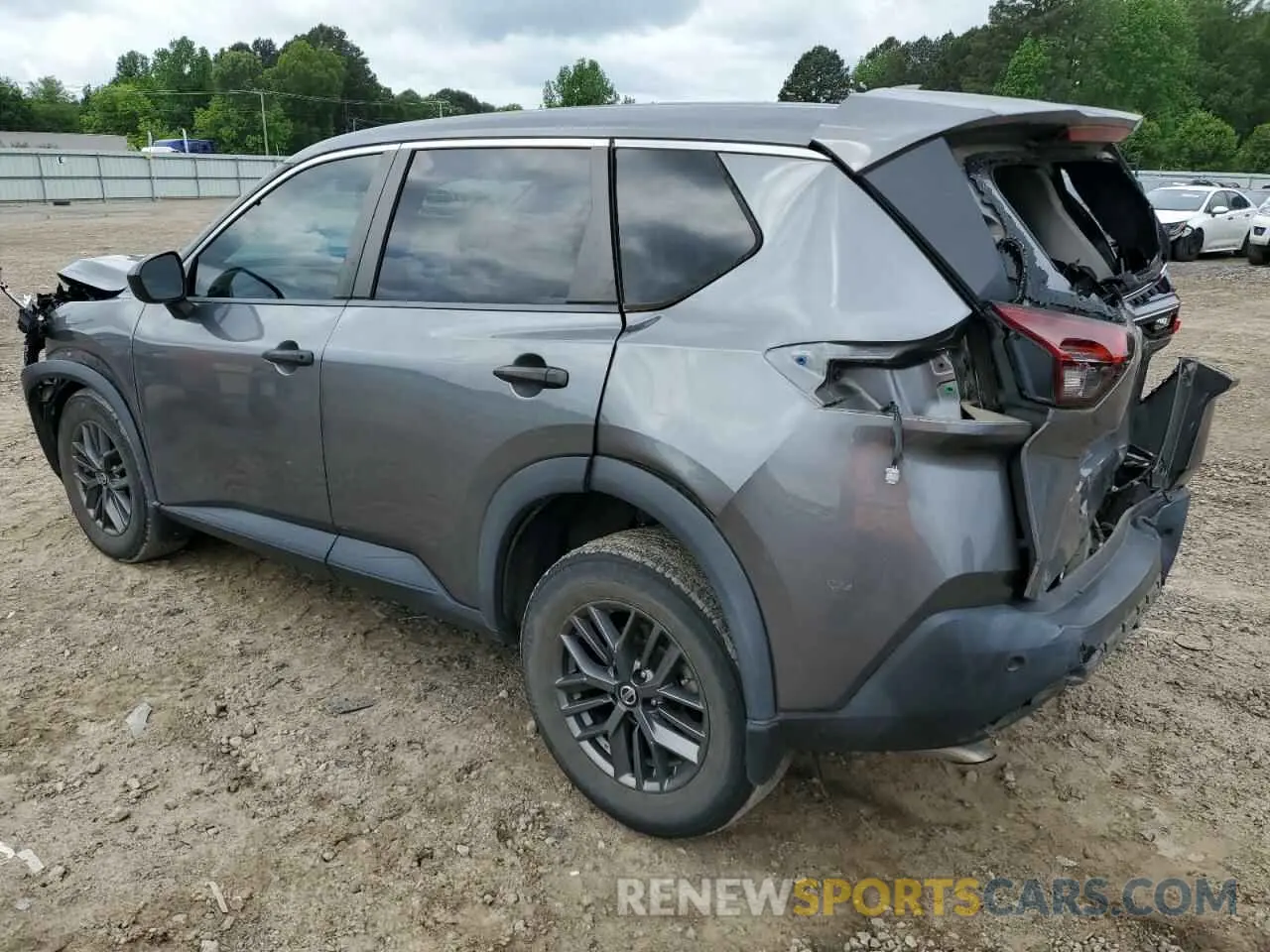 2 Photograph of a damaged car 5N1AT3AA2MC847641 NISSAN ROGUE 2021