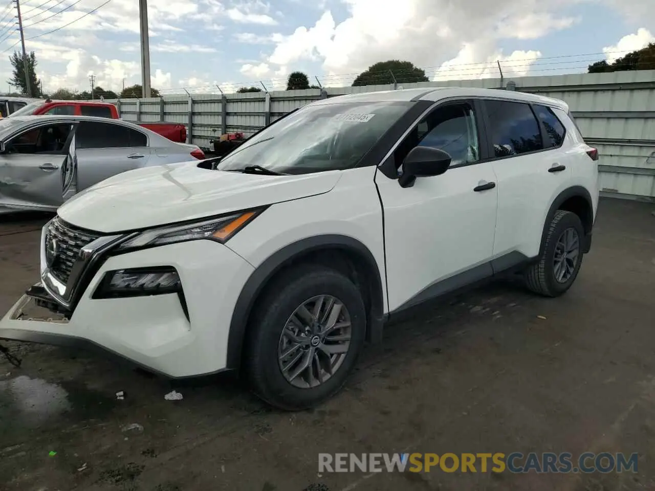 1 Photograph of a damaged car 5N1AT3AA4MC691621 NISSAN ROGUE 2021