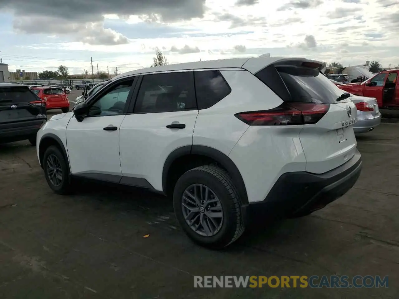 2 Photograph of a damaged car 5N1AT3AA4MC691621 NISSAN ROGUE 2021