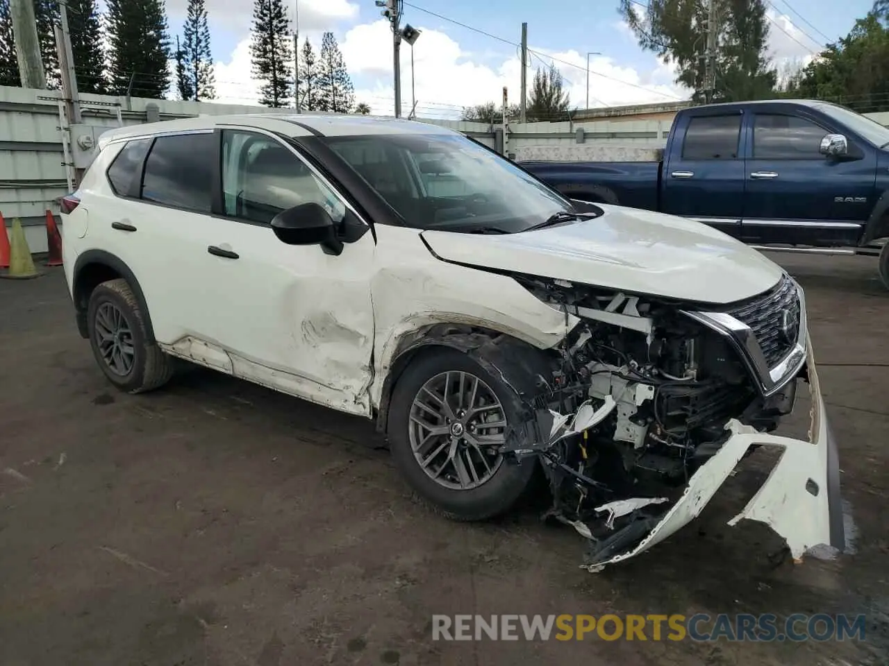 4 Photograph of a damaged car 5N1AT3AA4MC691621 NISSAN ROGUE 2021