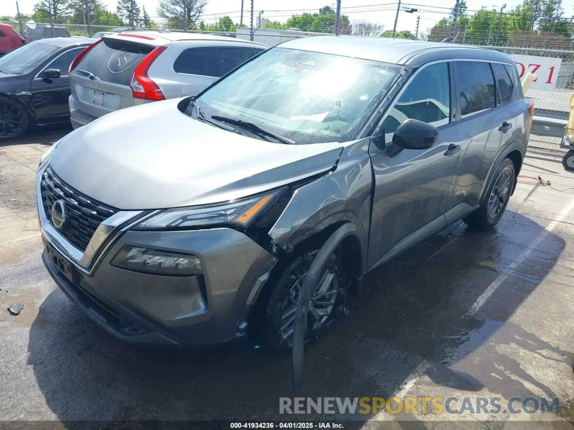 2 Photograph of a damaged car 5N1AT3AA4MC717490 NISSAN ROGUE 2021