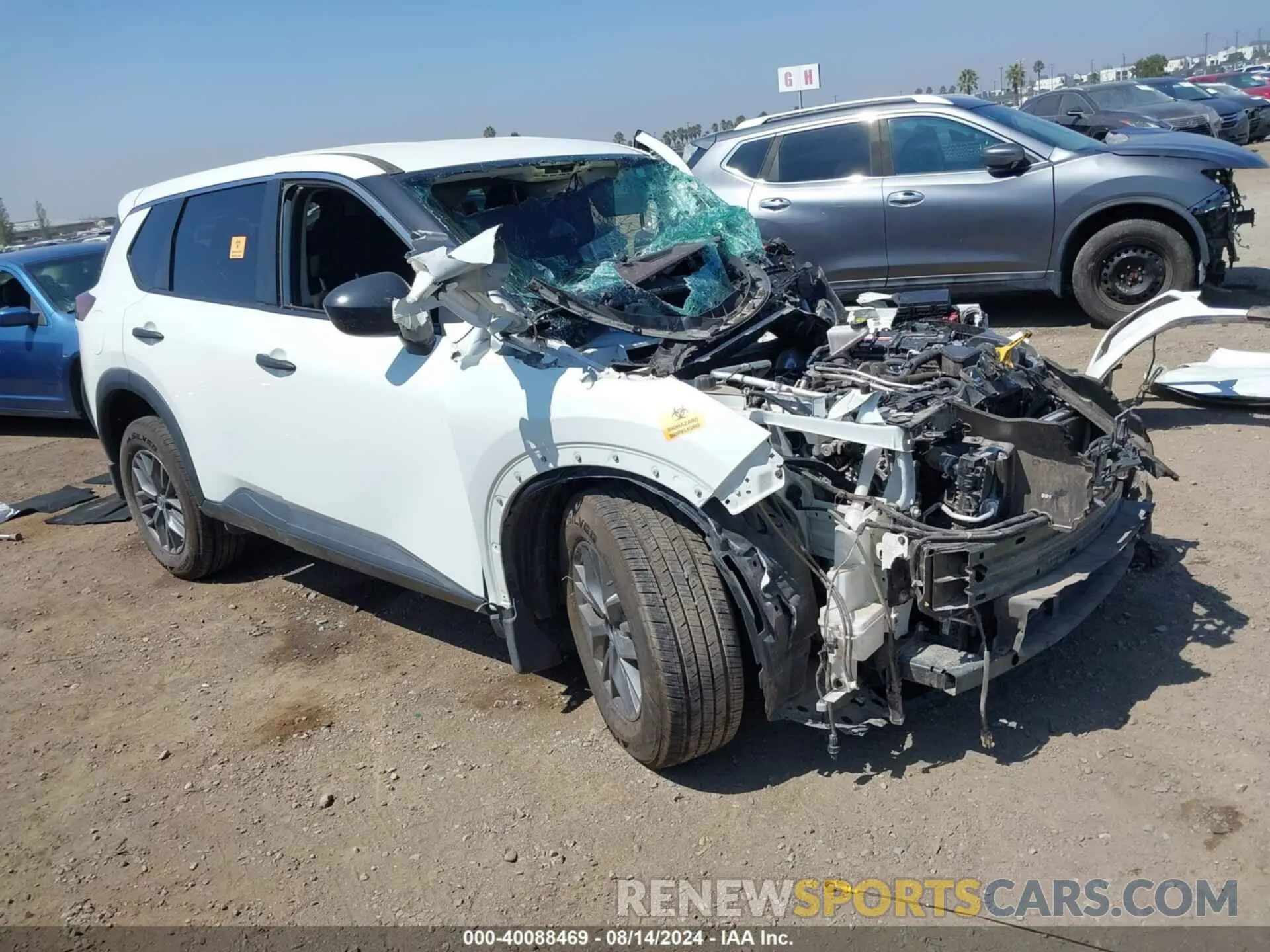 1 Photograph of a damaged car 5N1AT3AA4MC808937 NISSAN ROGUE 2021