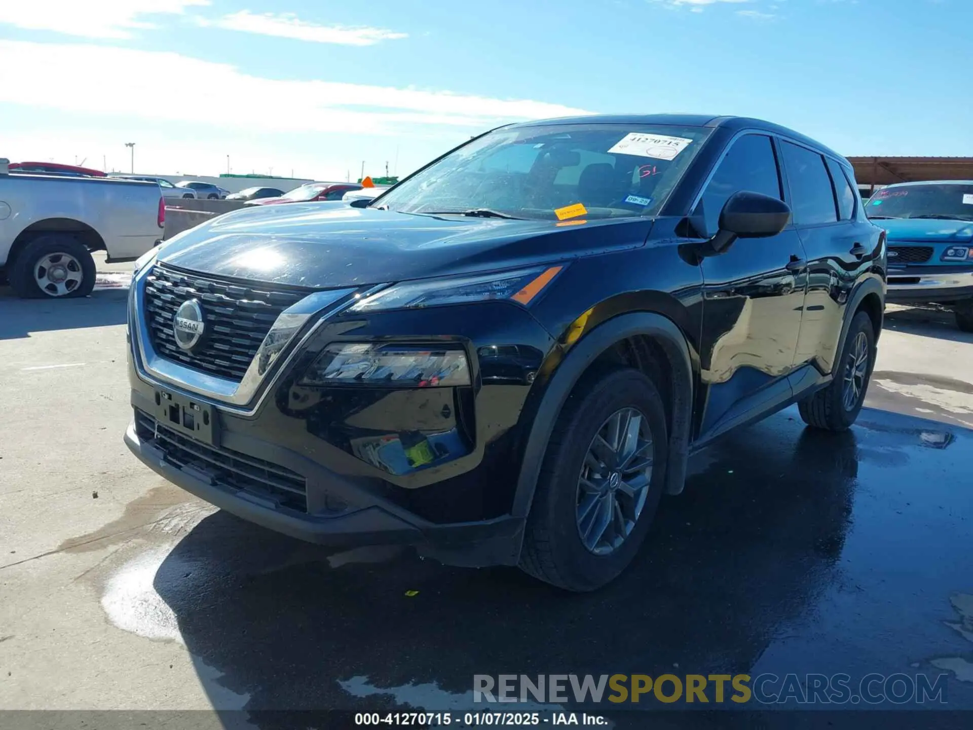 2 Photograph of a damaged car 5N1AT3AA4MC813071 NISSAN ROGUE 2021