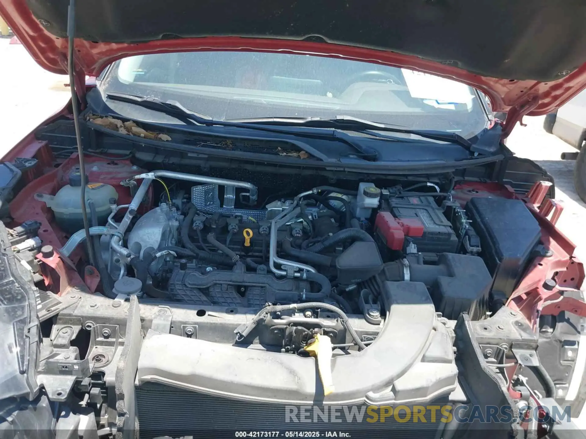 10 Photograph of a damaged car 5N1AT3AA4MC833742 NISSAN ROGUE 2021