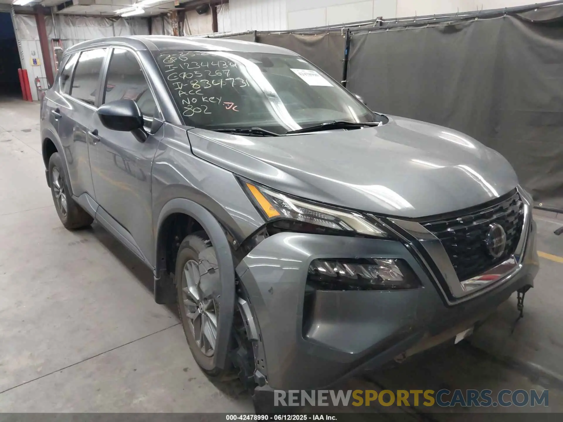 1 Photograph of a damaged car 5N1AT3AA4MC834731 NISSAN ROGUE 2021