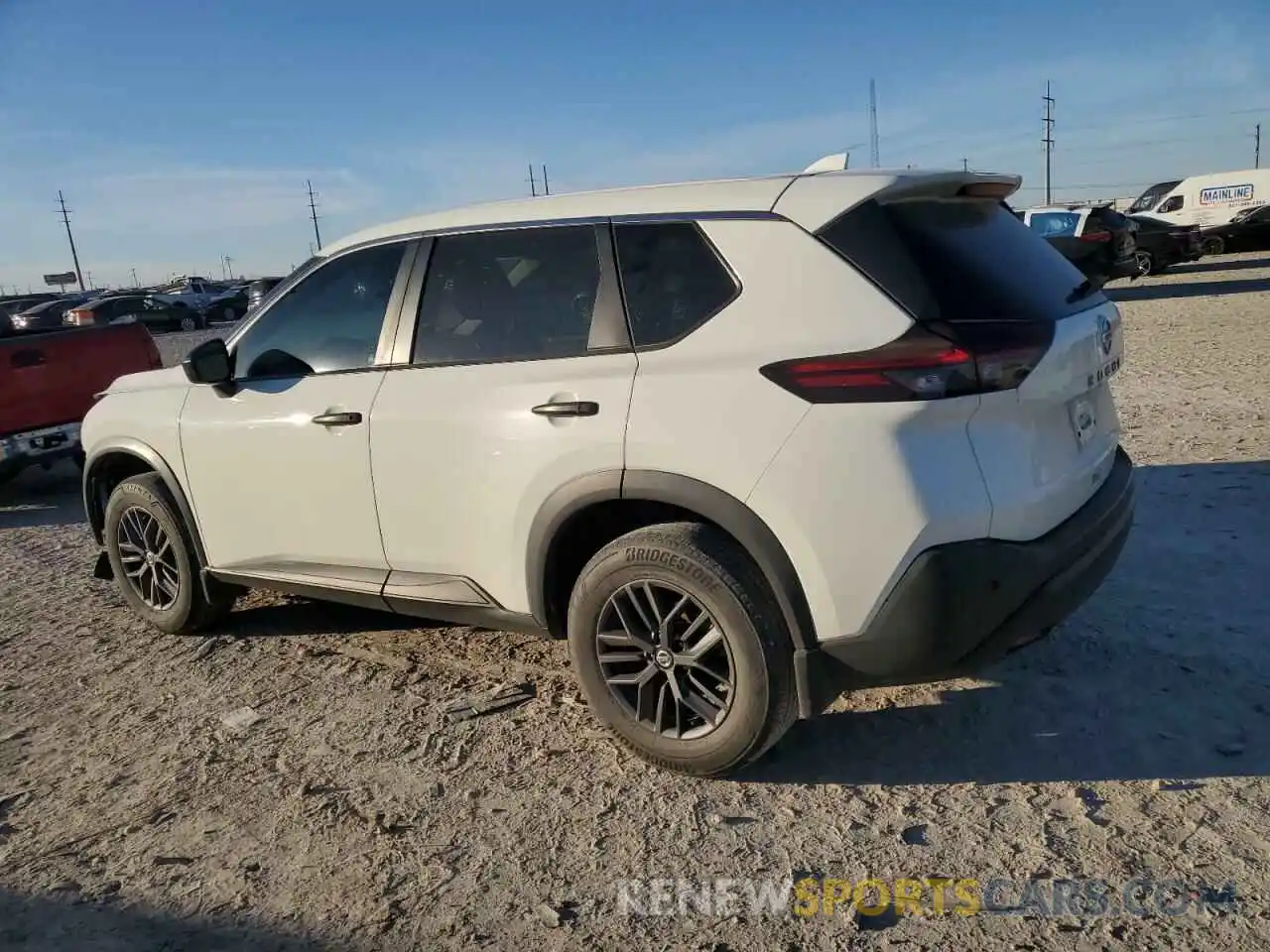 2 Photograph of a damaged car 5N1AT3AA4MC840593 NISSAN ROGUE 2021