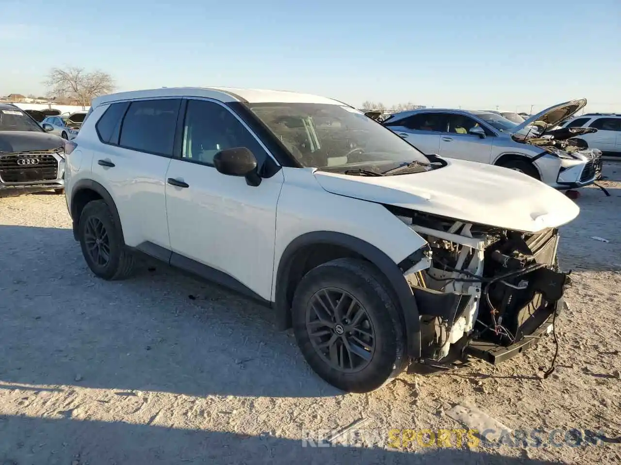 4 Photograph of a damaged car 5N1AT3AA4MC840593 NISSAN ROGUE 2021