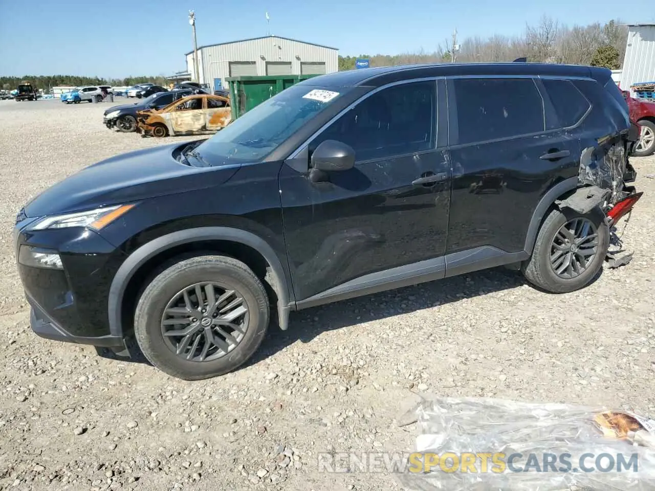 1 Photograph of a damaged car 5N1AT3AA5MC786575 NISSAN ROGUE 2021