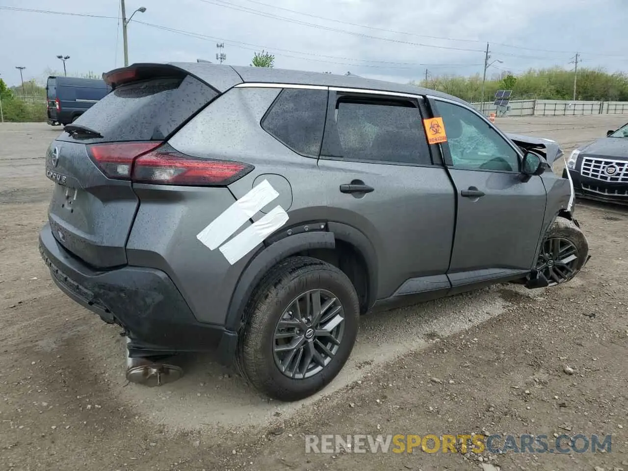 3 Photograph of a damaged car 5N1AT3AA6MC727700 NISSAN ROGUE 2021