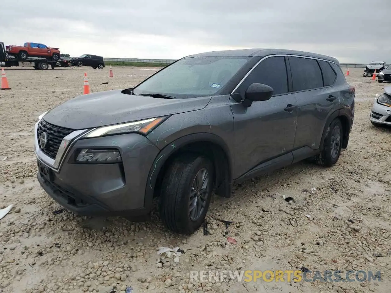 1 Photograph of a damaged car 5N1AT3AA7MC848414 NISSAN ROGUE 2021