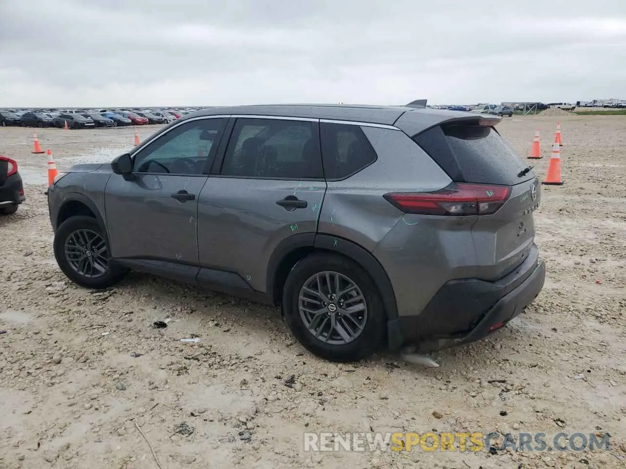2 Photograph of a damaged car 5N1AT3AA7MC848414 NISSAN ROGUE 2021