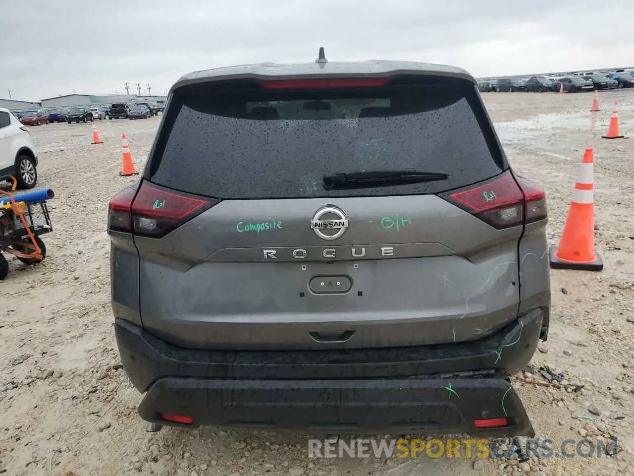 6 Photograph of a damaged car 5N1AT3AA7MC848414 NISSAN ROGUE 2021