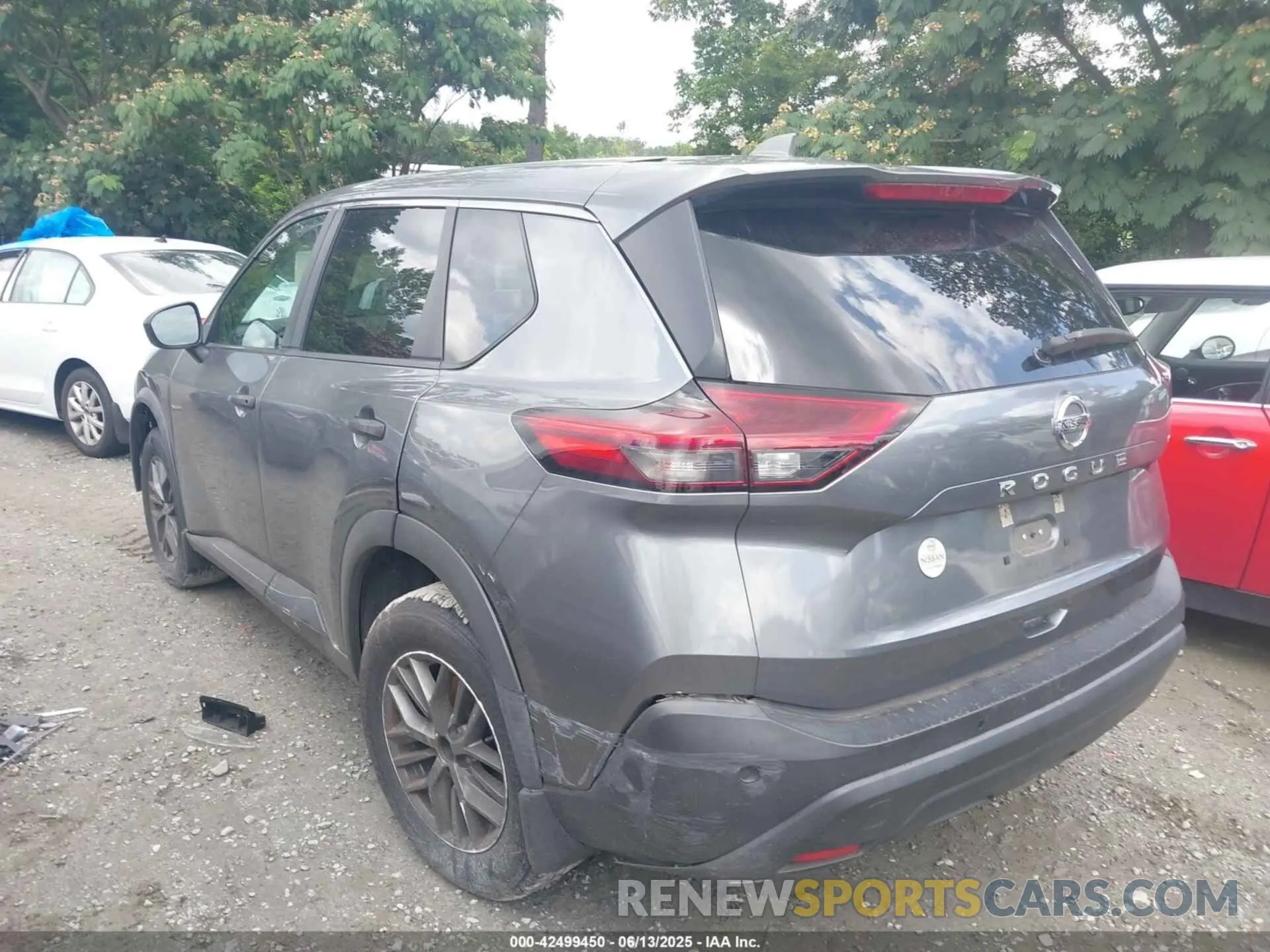 14 Photograph of a damaged car 5N1AT3AA8MC732381 NISSAN ROGUE 2021