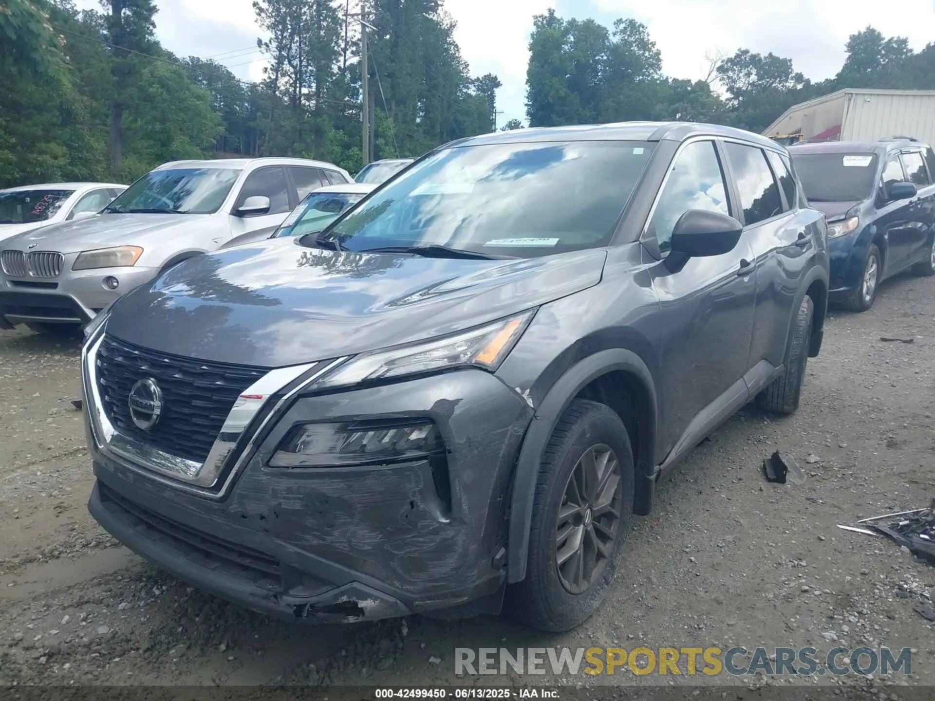 2 Photograph of a damaged car 5N1AT3AA8MC732381 NISSAN ROGUE 2021