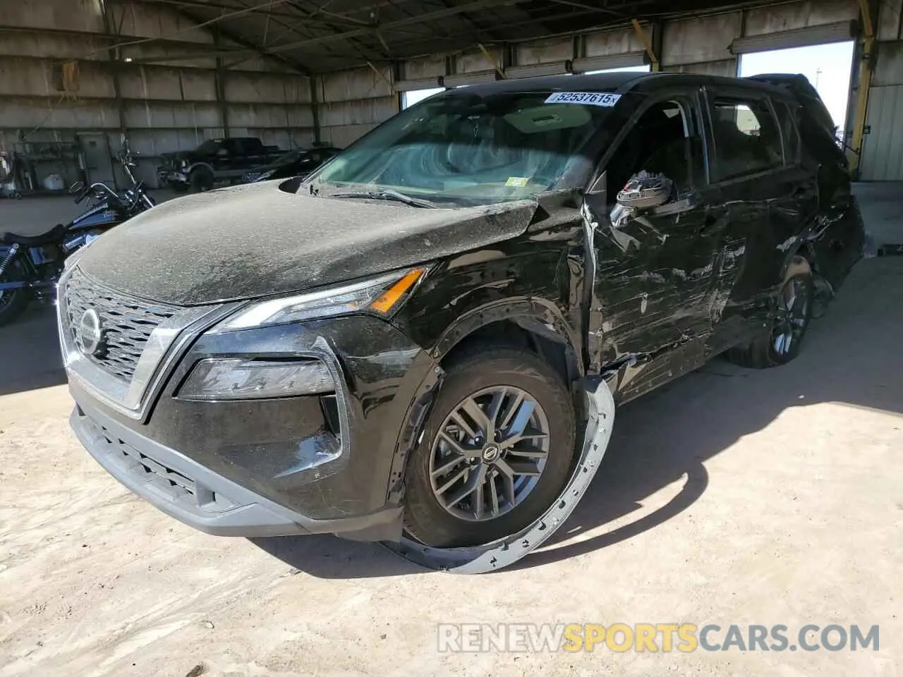 1 Photograph of a damaged car 5N1AT3AA8MC766112 NISSAN ROGUE 2021