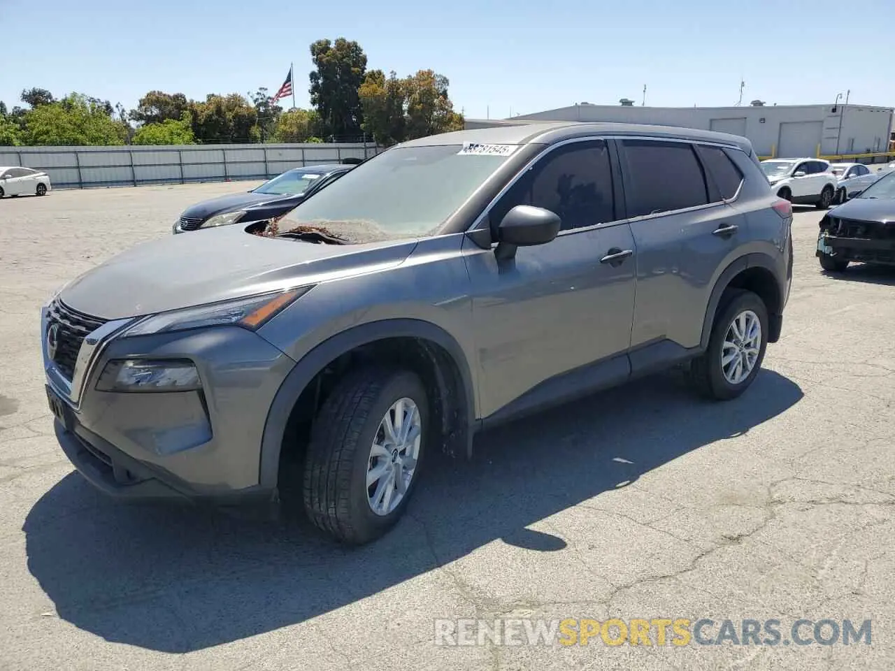 1 Photograph of a damaged car 5N1AT3AA9MC683157 NISSAN ROGUE 2021