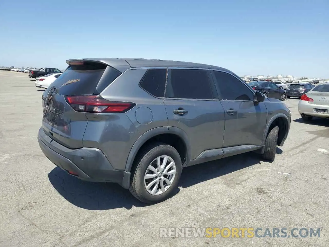 3 Photograph of a damaged car 5N1AT3AA9MC683157 NISSAN ROGUE 2021
