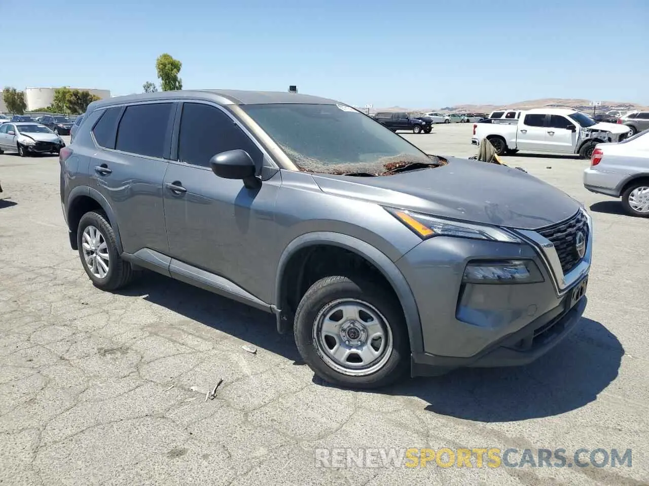 4 Photograph of a damaged car 5N1AT3AA9MC683157 NISSAN ROGUE 2021