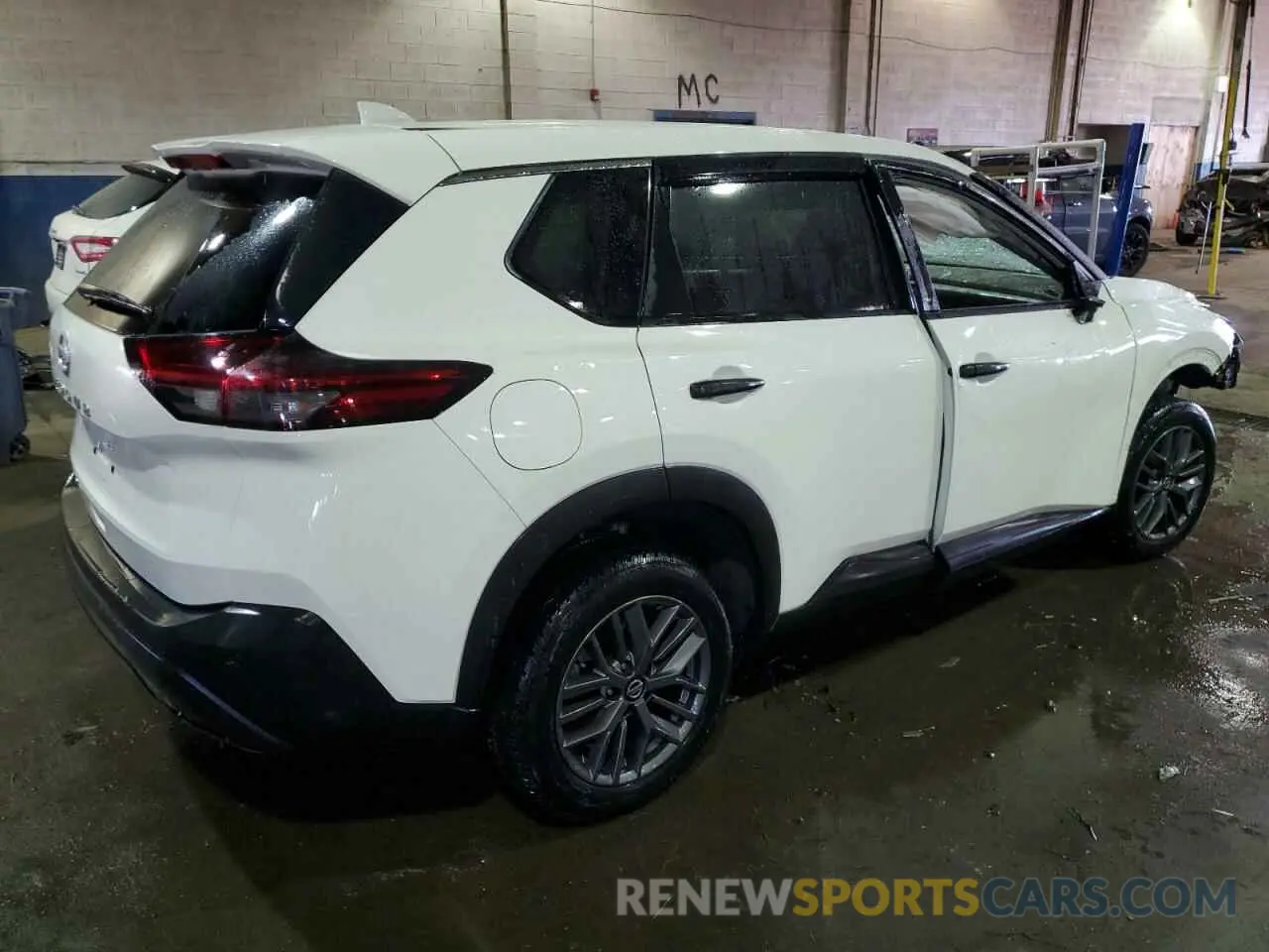 3 Photograph of a damaged car 5N1AT3AA9MC750131 NISSAN ROGUE 2021