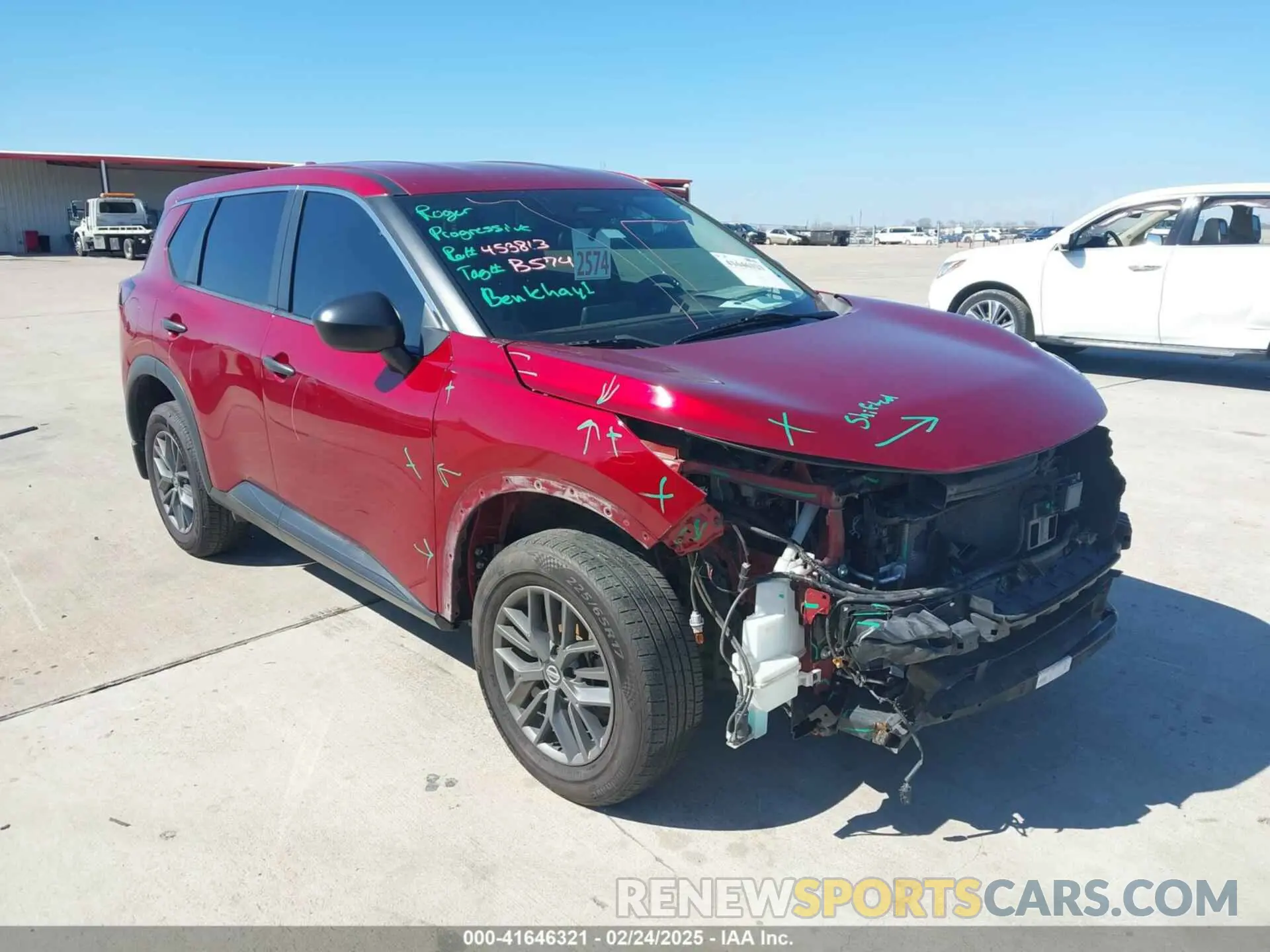 1 Photograph of a damaged car 5N1AT3AA9MC757533 NISSAN ROGUE 2021