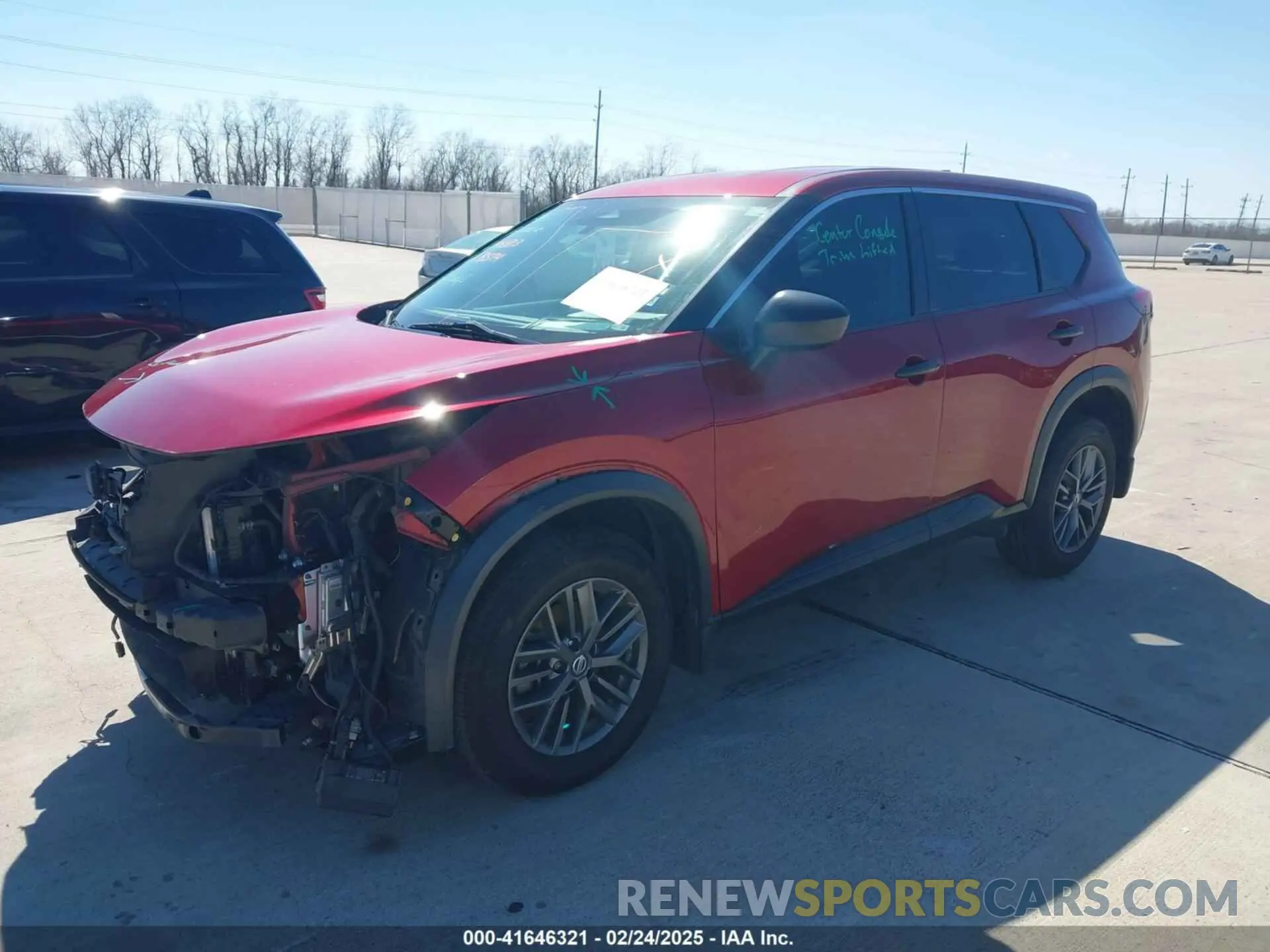 2 Photograph of a damaged car 5N1AT3AA9MC757533 NISSAN ROGUE 2021