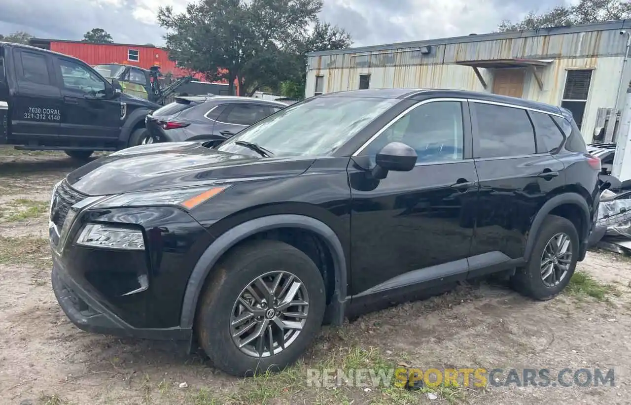 2 Photograph of a damaged car 5N1AT3AA9MC809582 NISSAN ROGUE 2021