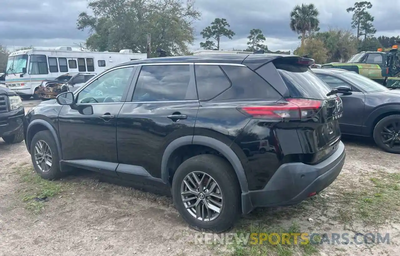 3 Photograph of a damaged car 5N1AT3AA9MC809582 NISSAN ROGUE 2021