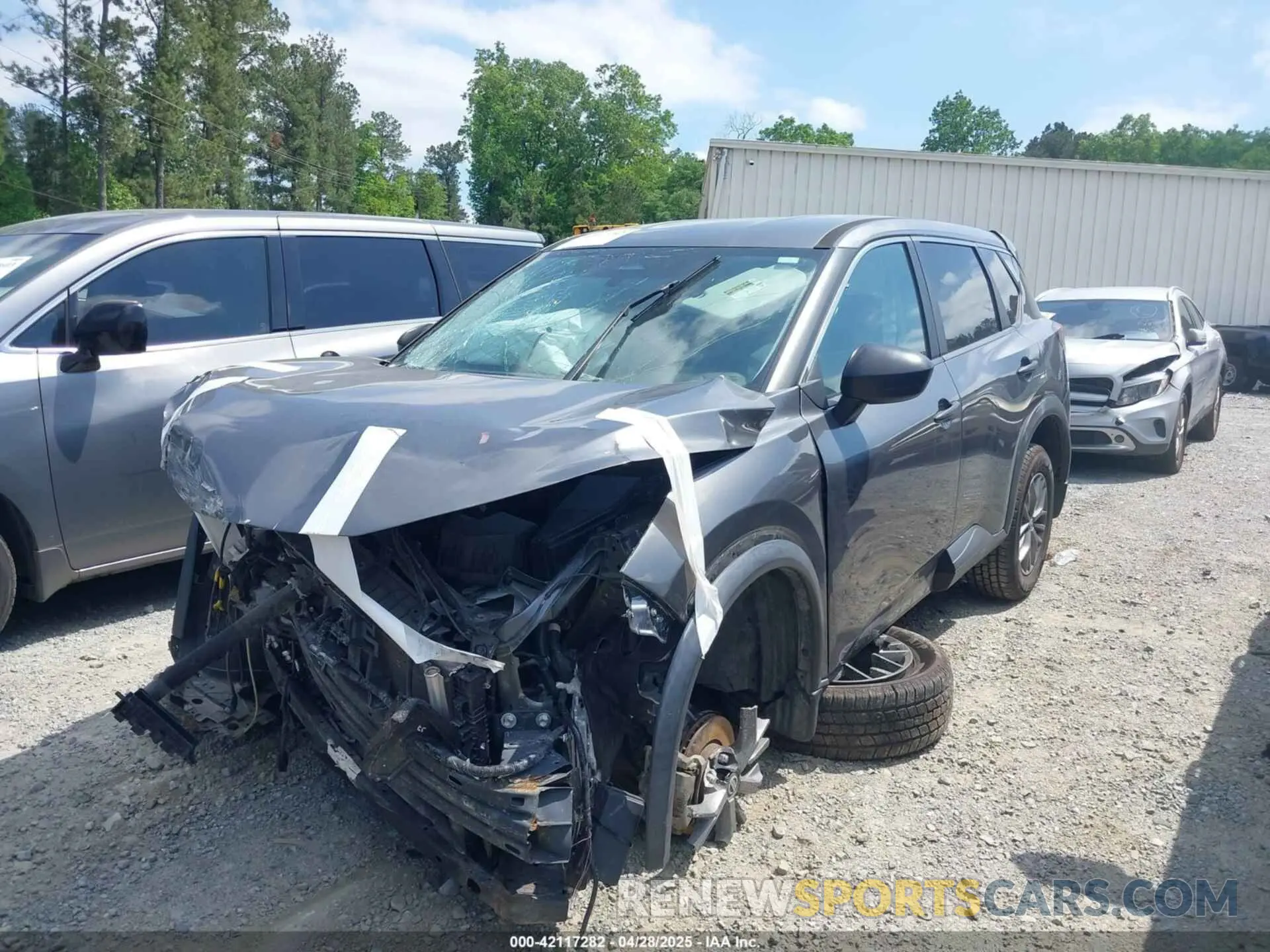 2 Photograph of a damaged car 5N1AT3AAXMC801894 NISSAN ROGUE 2021