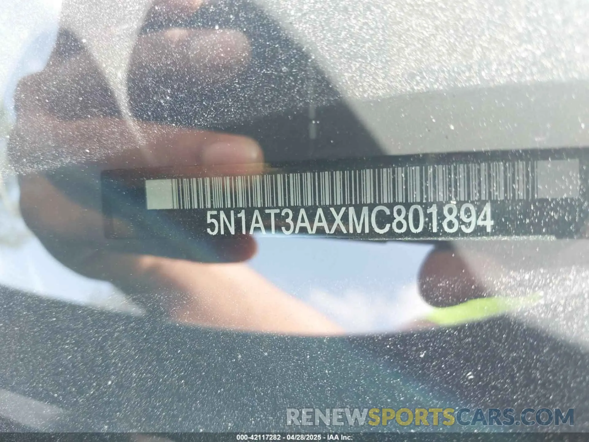 9 Photograph of a damaged car 5N1AT3AAXMC801894 NISSAN ROGUE 2021