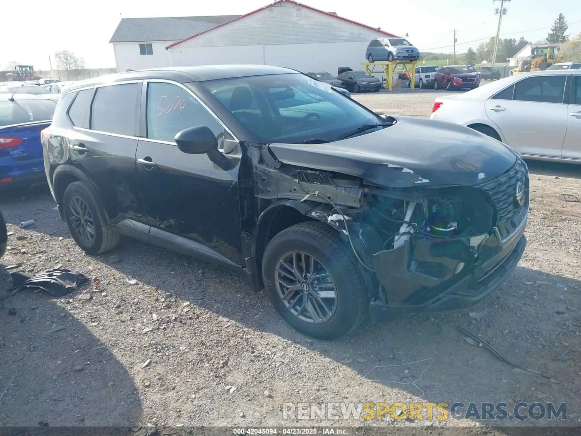 1 Photograph of a damaged car 5N1AT3AB0MC692340 NISSAN ROGUE 2021