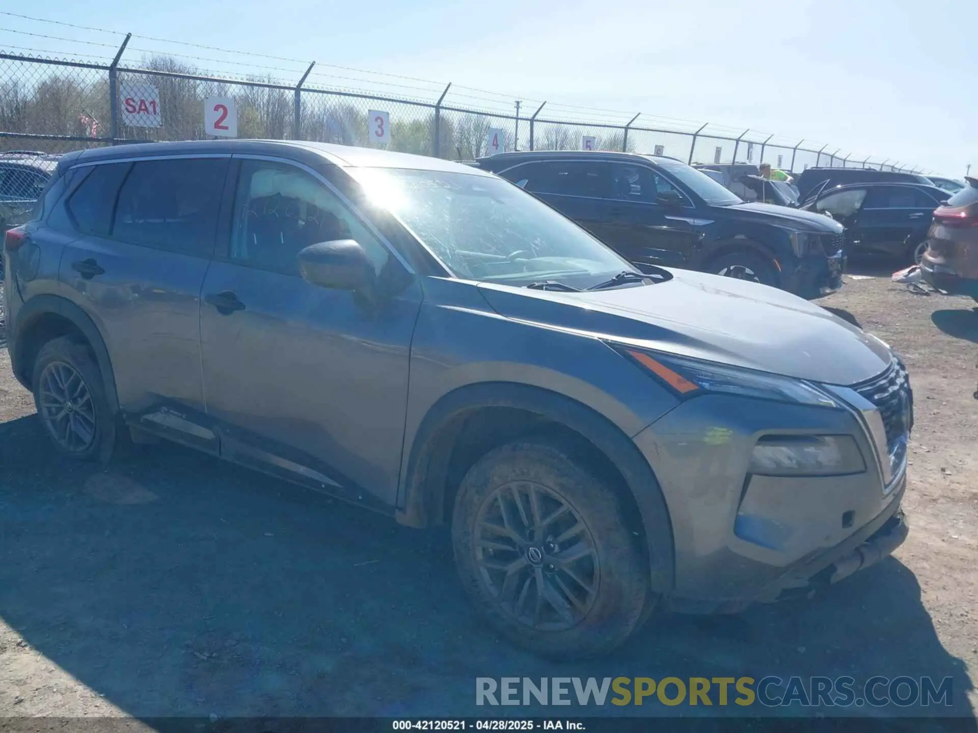 1 Photograph of a damaged car 5N1AT3AB1MC749600 NISSAN ROGUE 2021