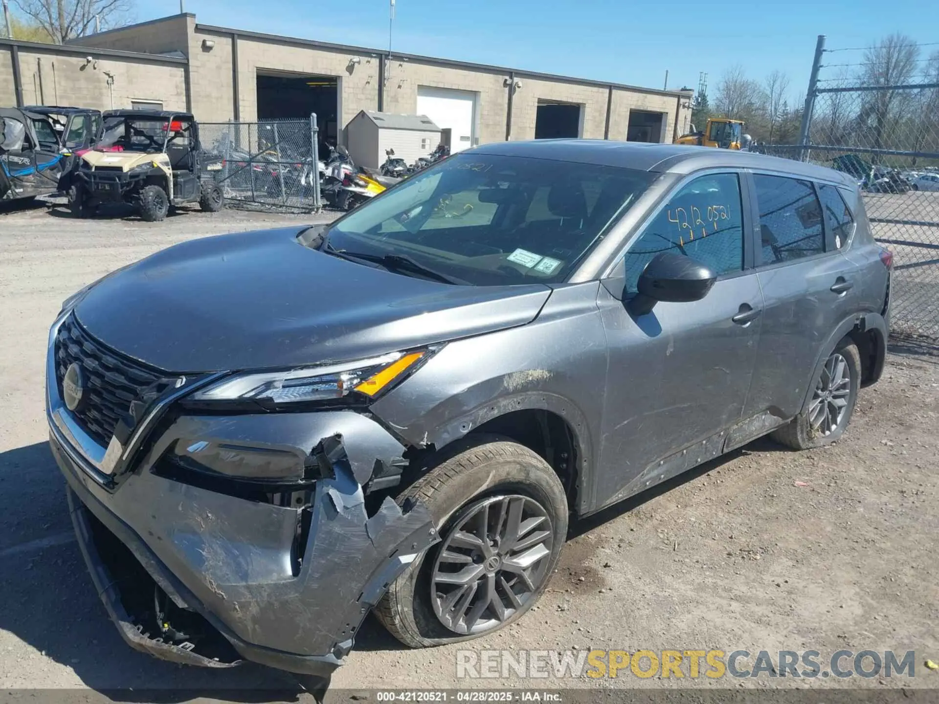 2 Photograph of a damaged car 5N1AT3AB1MC749600 NISSAN ROGUE 2021