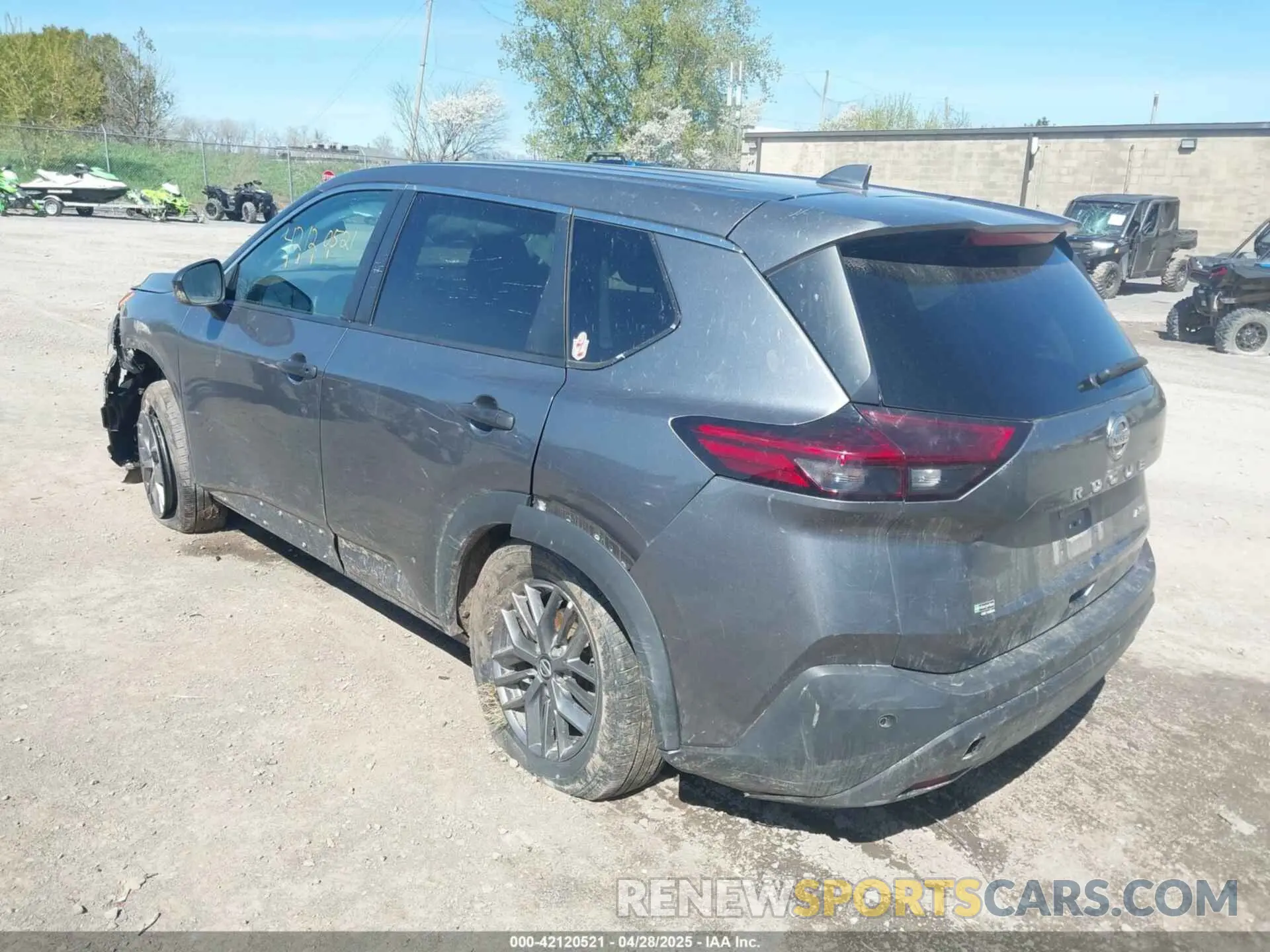 3 Photograph of a damaged car 5N1AT3AB1MC749600 NISSAN ROGUE 2021