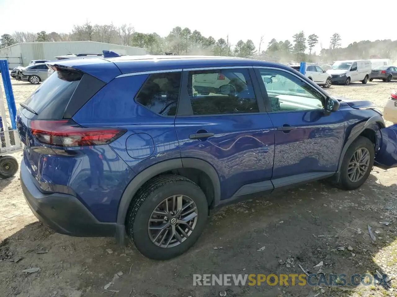 3 Photograph of a damaged car 5N1AT3AB2MC696227 NISSAN ROGUE 2021