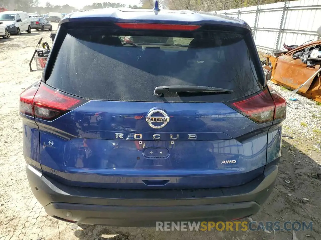 6 Photograph of a damaged car 5N1AT3AB2MC696227 NISSAN ROGUE 2021
