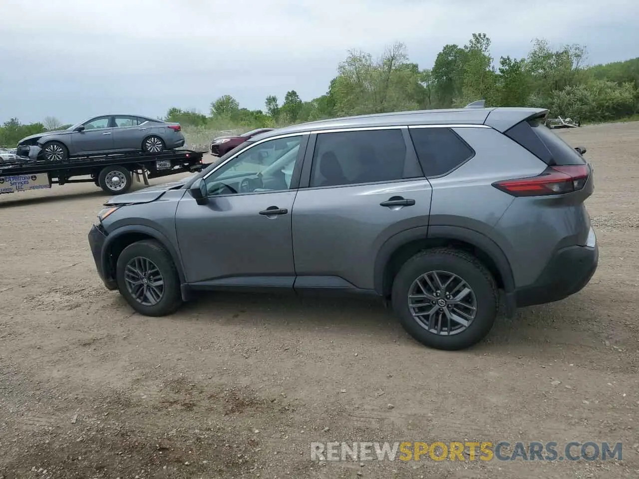 2 Photograph of a damaged car 5N1AT3AB2MC699273 NISSAN ROGUE 2021