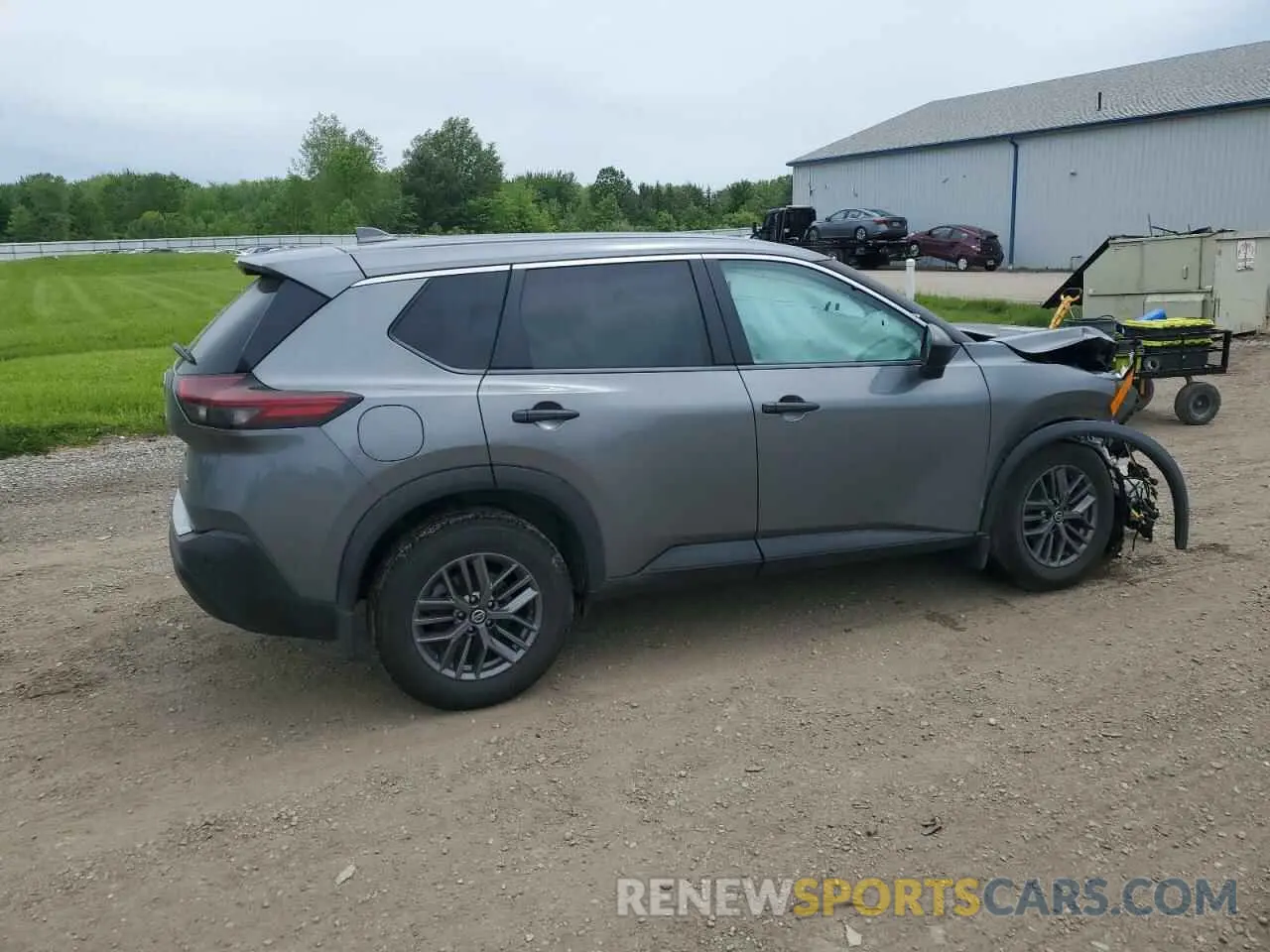 3 Photograph of a damaged car 5N1AT3AB2MC699273 NISSAN ROGUE 2021