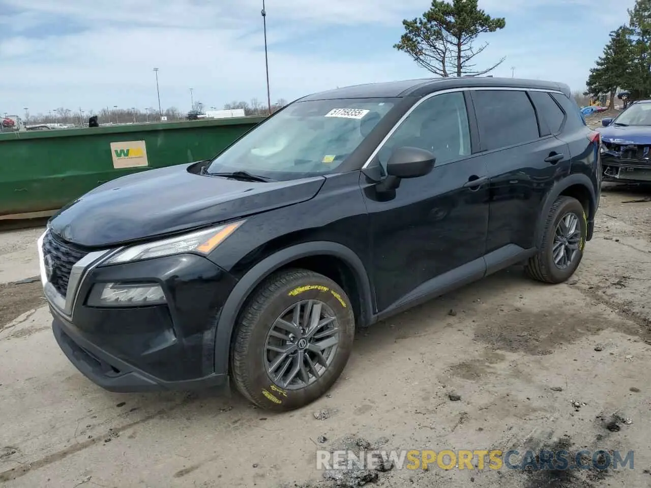 1 Photograph of a damaged car 5N1AT3AB3MC702424 NISSAN ROGUE 2021